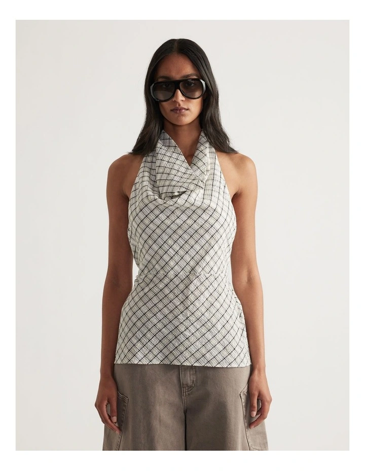 Gwen Textured Halter Top image 4