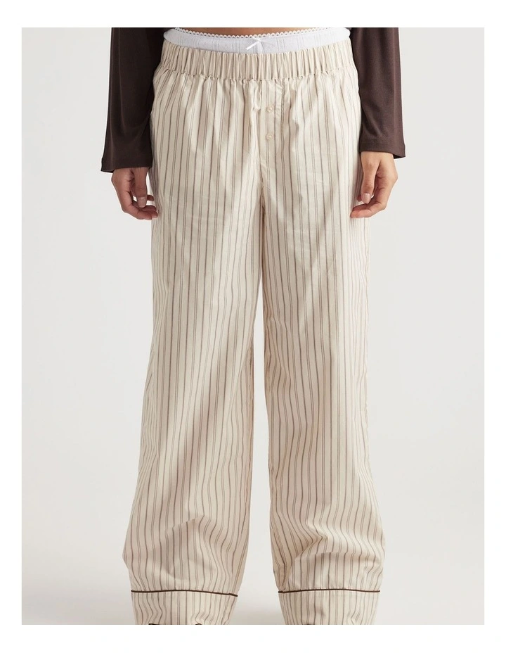 Sleep Woven Wide Leg Pant image 3