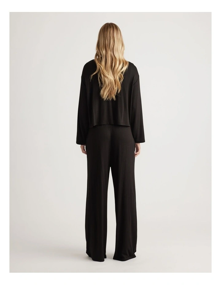Sleep Jersey Wide Leg Pant image 2