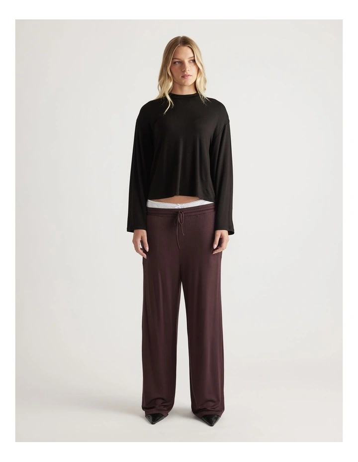 Sleep Jersey Wide Leg Pant image 1