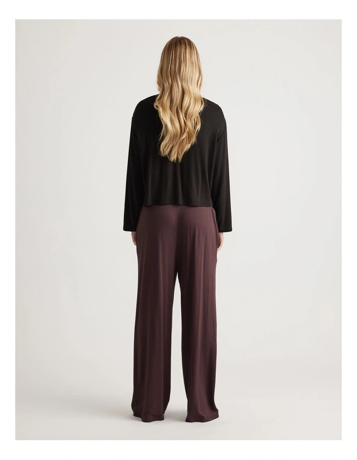 Sleep Jersey Wide Leg Pant image 2