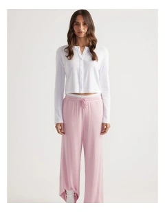 Sleep Jersey Wide Leg Pant