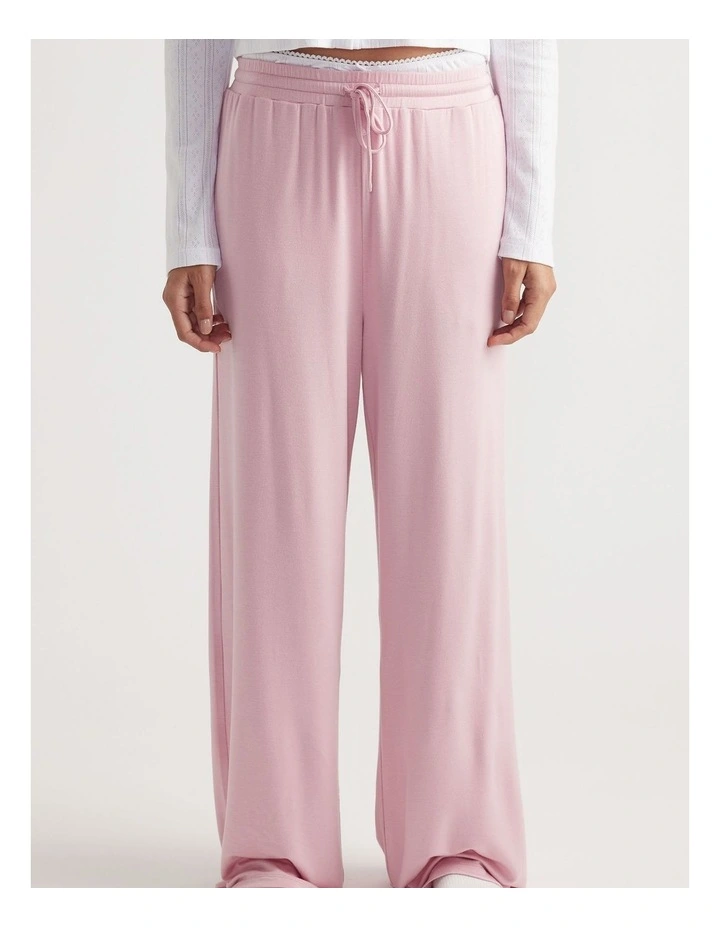 Sleep Jersey Wide Leg Pant image 3