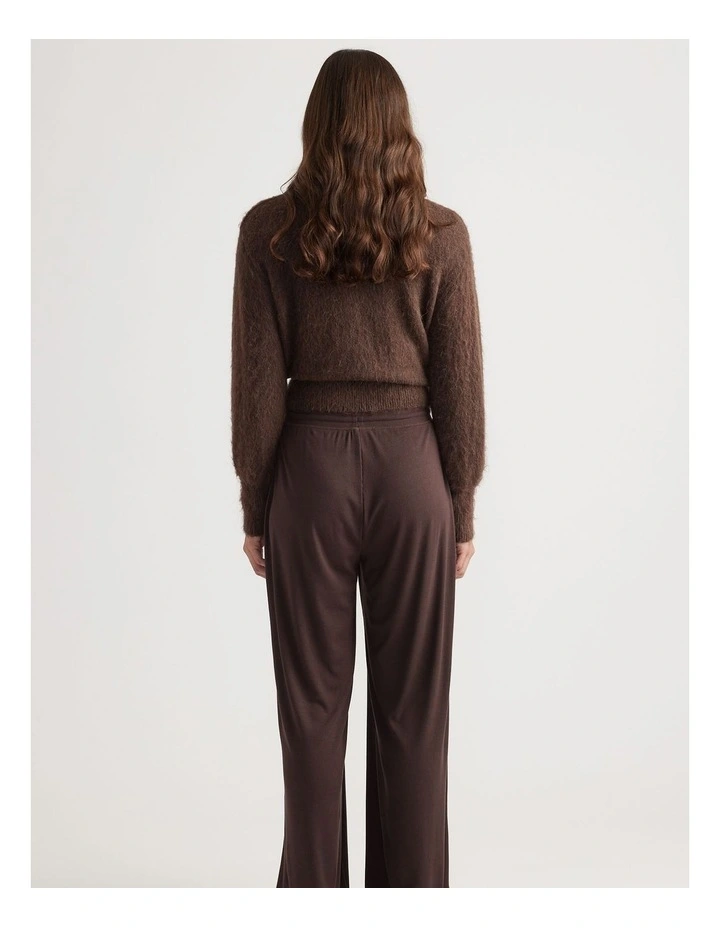 Sleep Ribbed Wide Leg Pants image 2