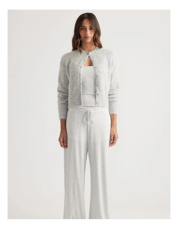 Sleep Ribbed Wide Leg Pants image 1