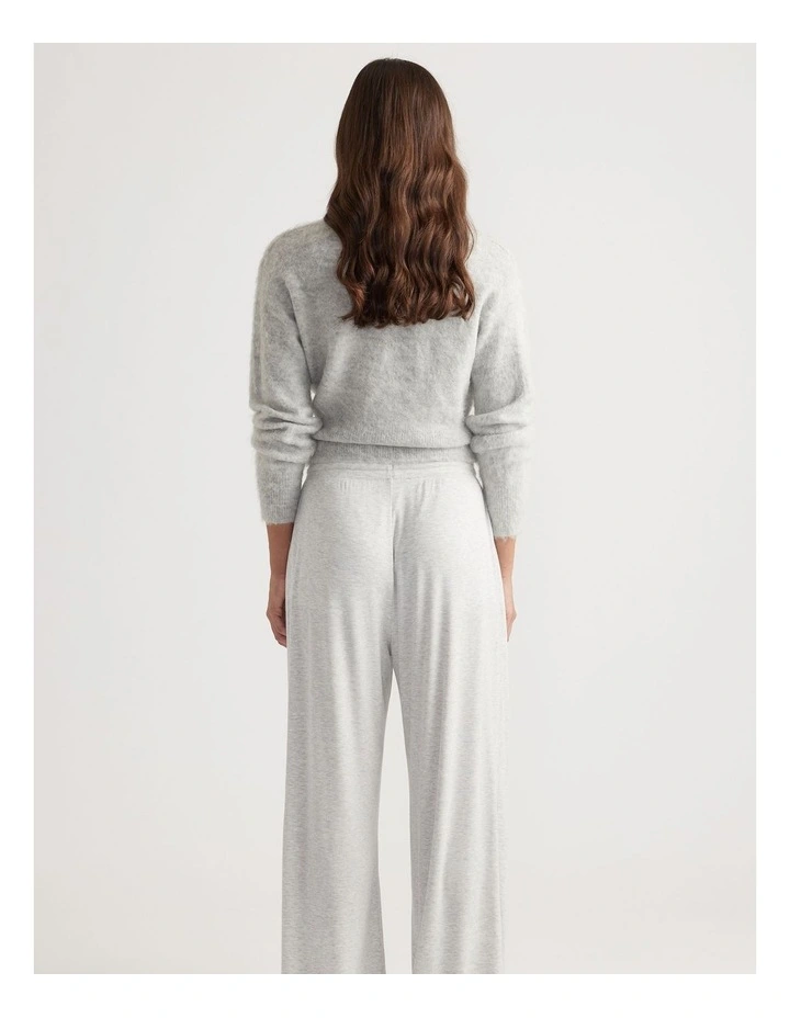 Sleep Ribbed Wide Leg Pants image 2