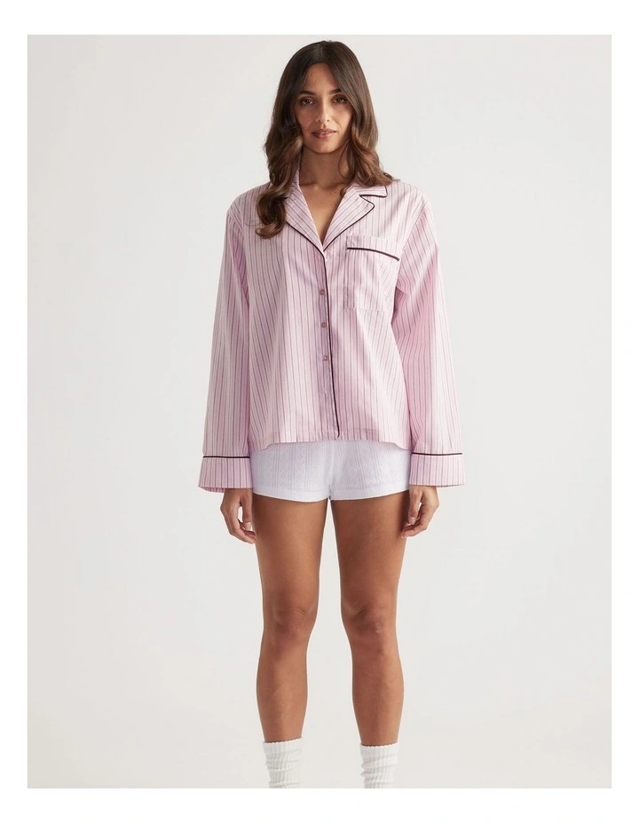 Sleep Woven Long Sleeve Shirt image 1
