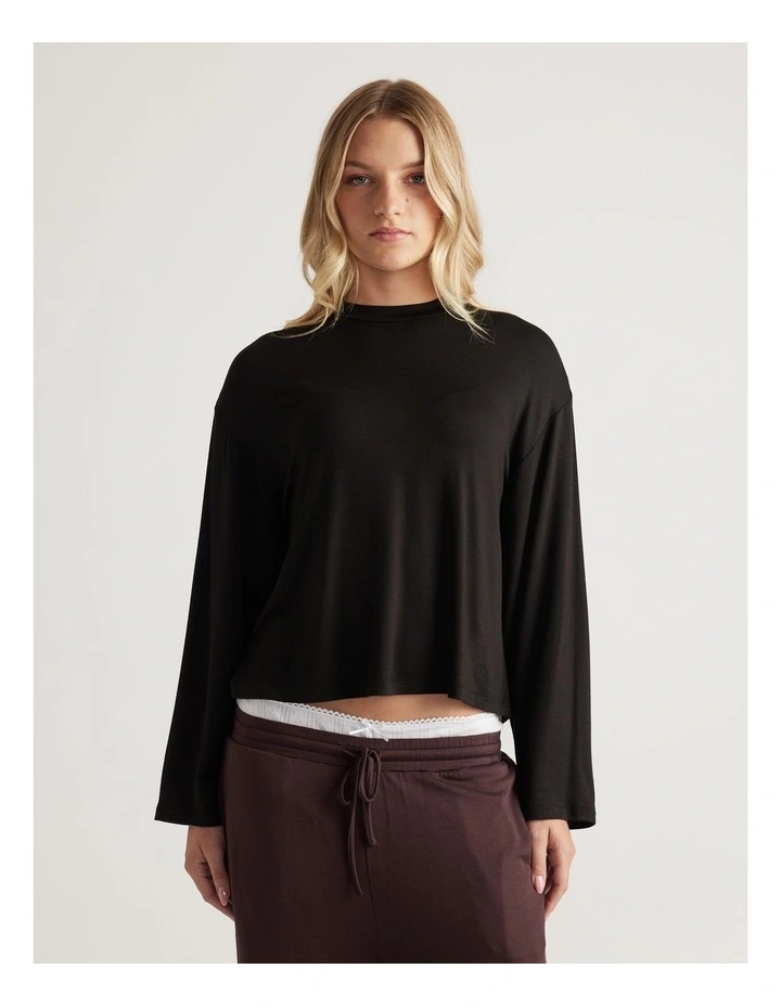 Sleep Jersey Long Sleeve Top image 3