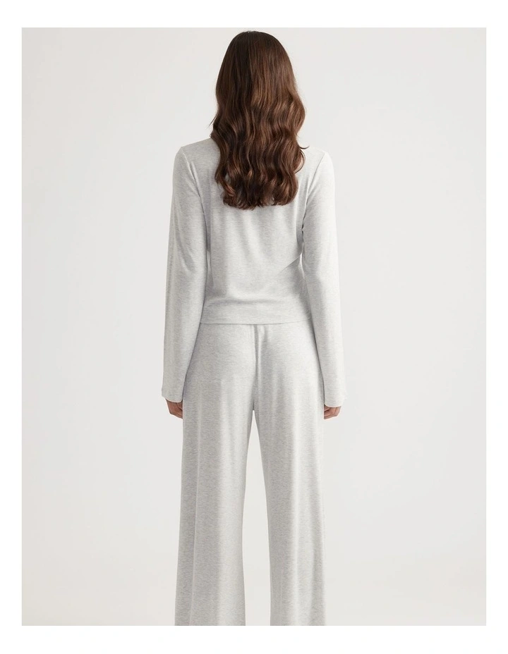 Sleep Long Sleeve Ribbed Top image 2