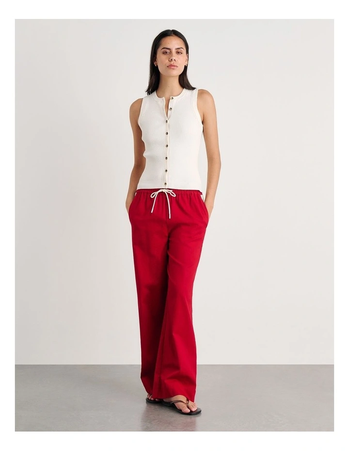 Selene Knit Vest in White image 4