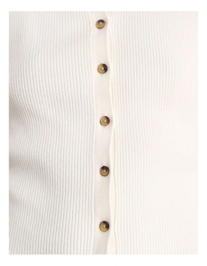 Selene Knit Vest in White image 6