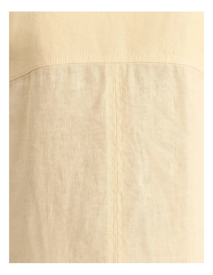 Kiki Elastic Strap Maxi Dress in Butter image 6