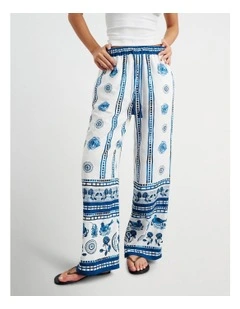 Lovebird Relaxed Pant in Multi