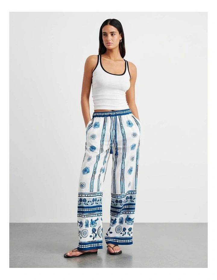 Lovebird Relaxed Pant in Multi image 2