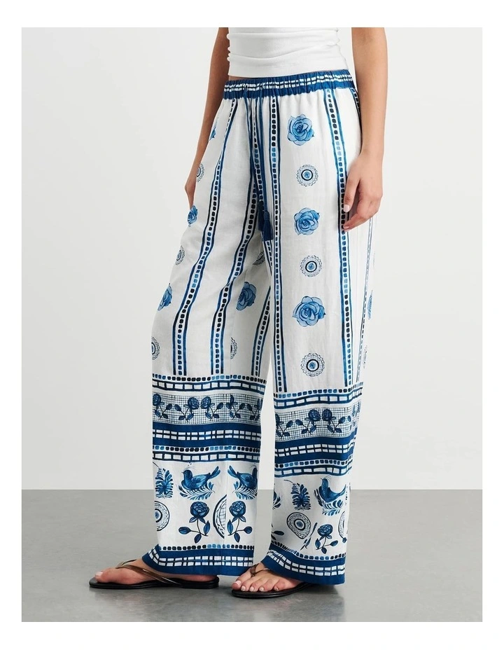 Lovebird Relaxed Pant in Multi image 3