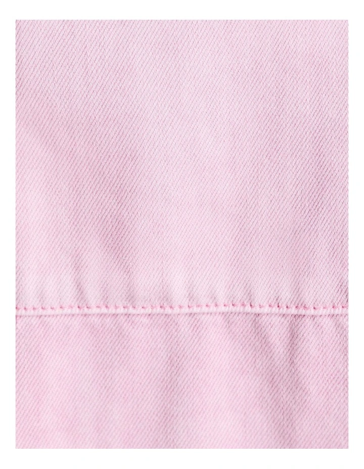 Loe Denim Shirt in Pink image 5