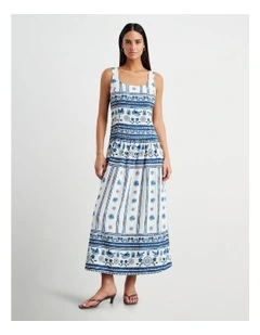 Lovebird Maxi Dress in Multi
