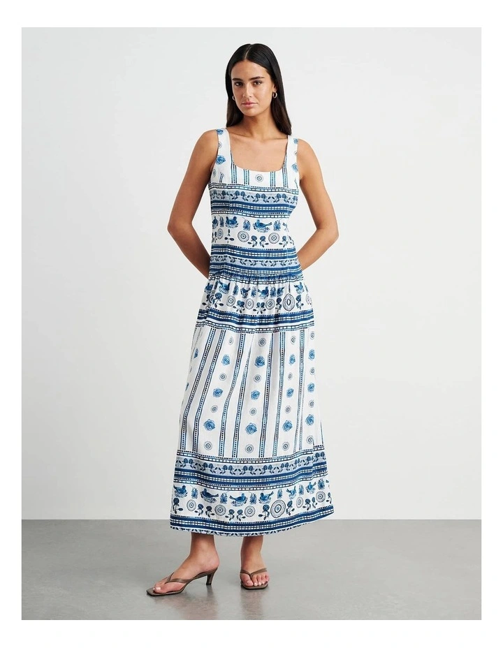 Lovebird Maxi Dress in Multi image 3