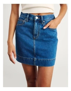 Cora Denim Mini Skirt
