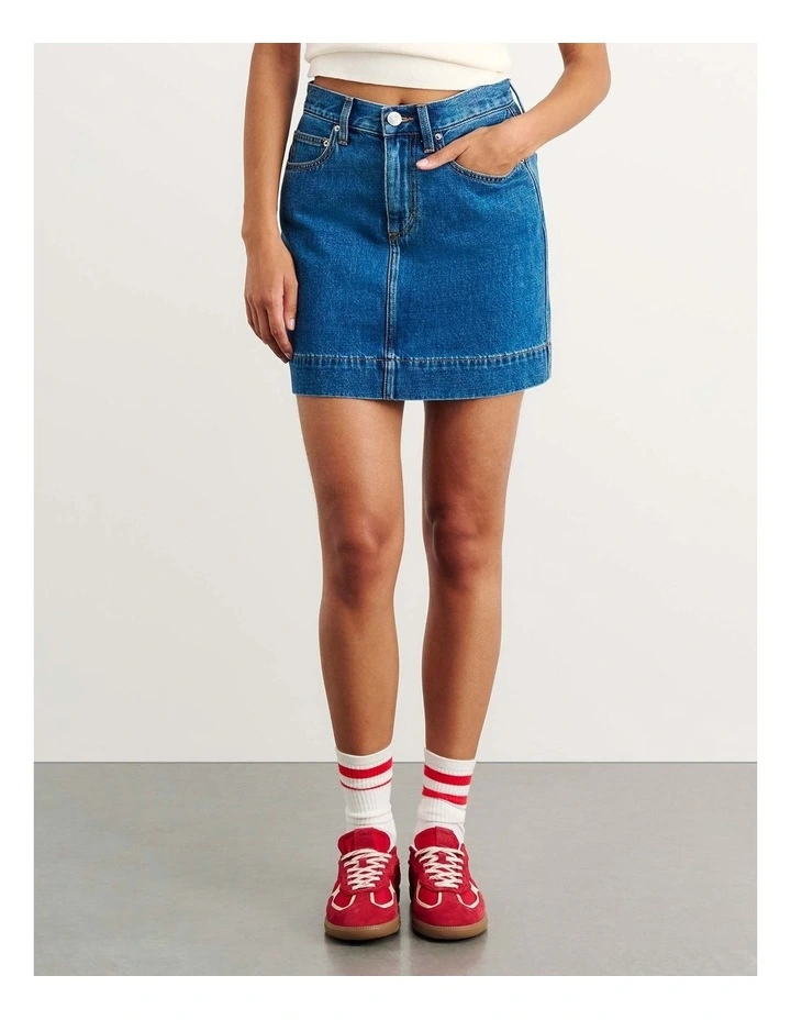 Cora Denim Mini Skirt image 3