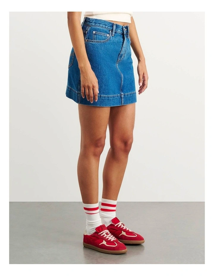 Cora Denim Mini Skirt image 4
