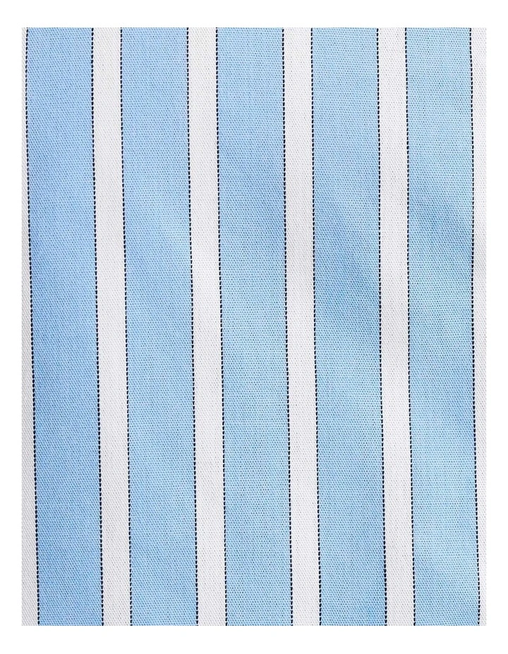 Gigi Poplin Relaxed Shirt in Blue image 4