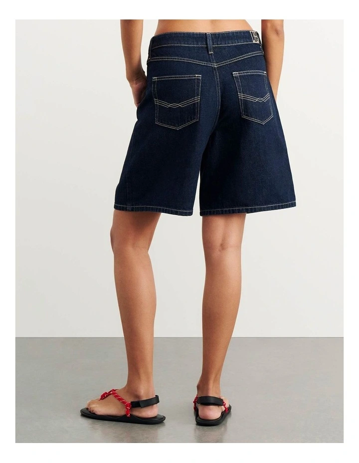 Cora Mid Rise Denim Jort image 5
