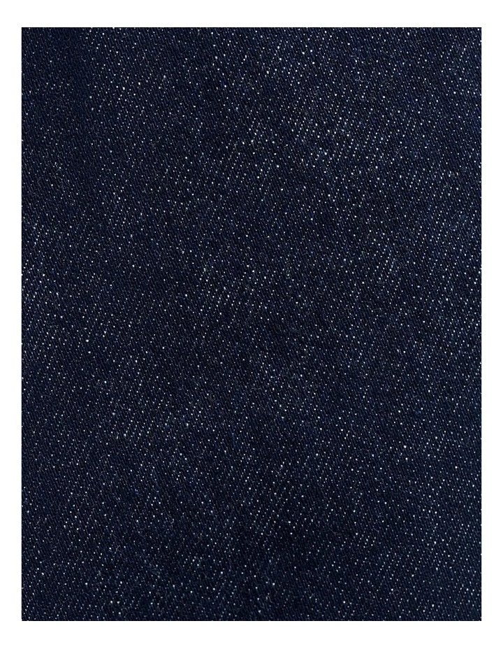 Cora Mid Rise Denim Jort in Raw Wash image 6