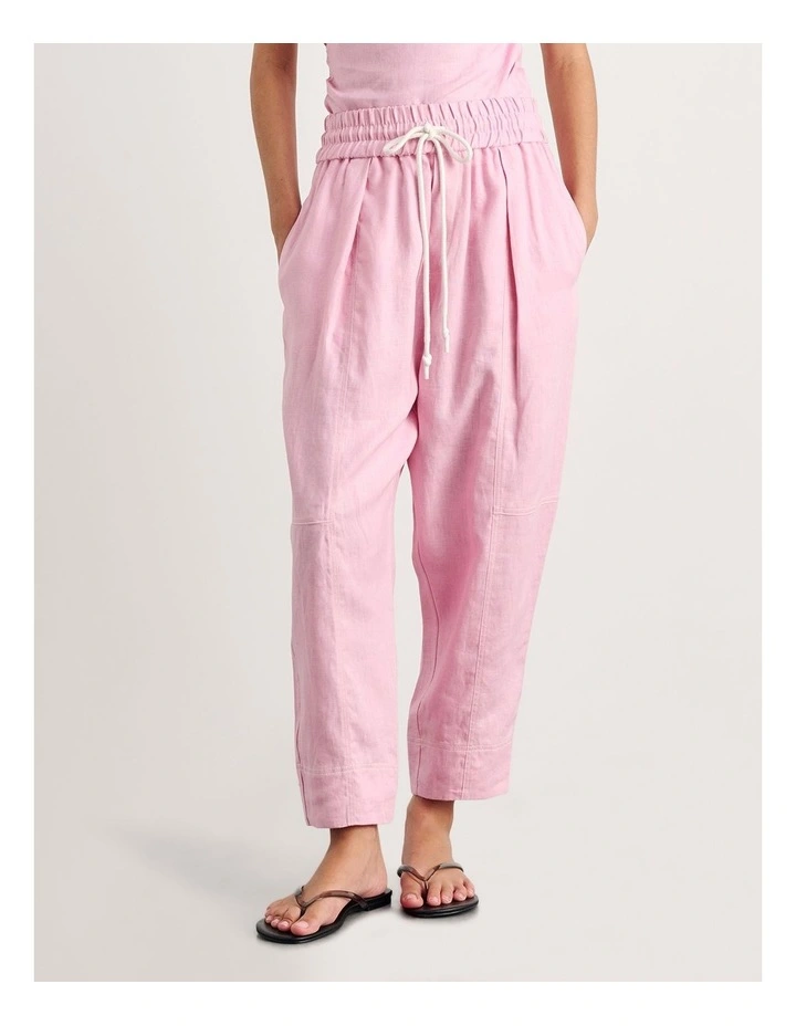 SABINE LINEN PULL ON PANT image 1