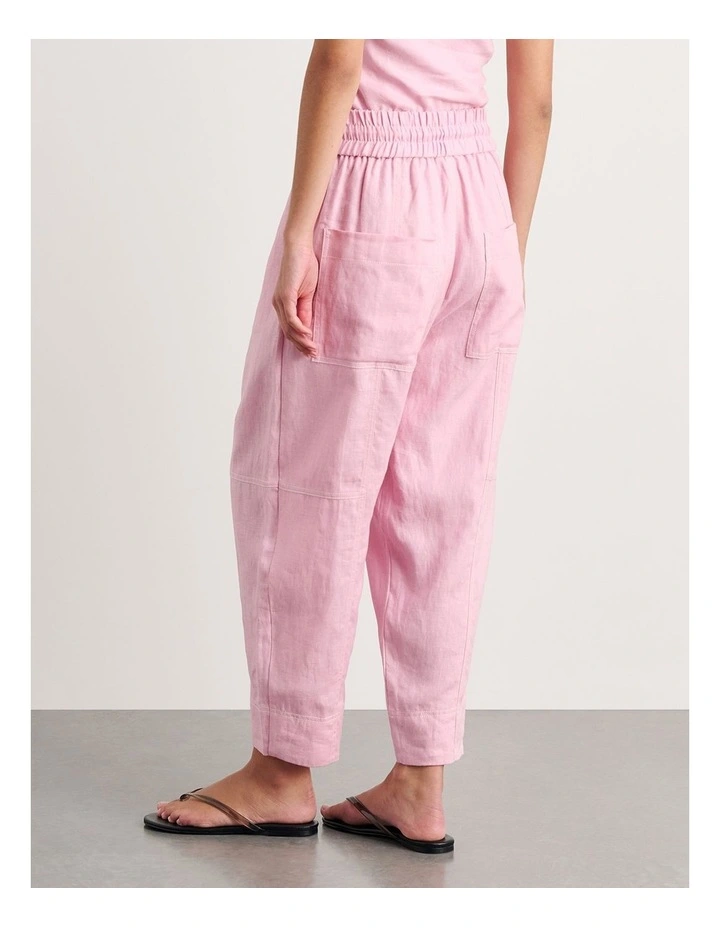 SABINE LINEN PULL ON PANT image 2
