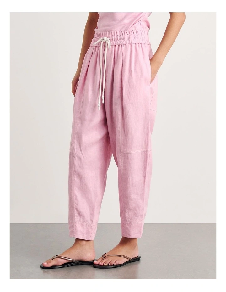 SABINE LINEN PULL ON PANT image 3