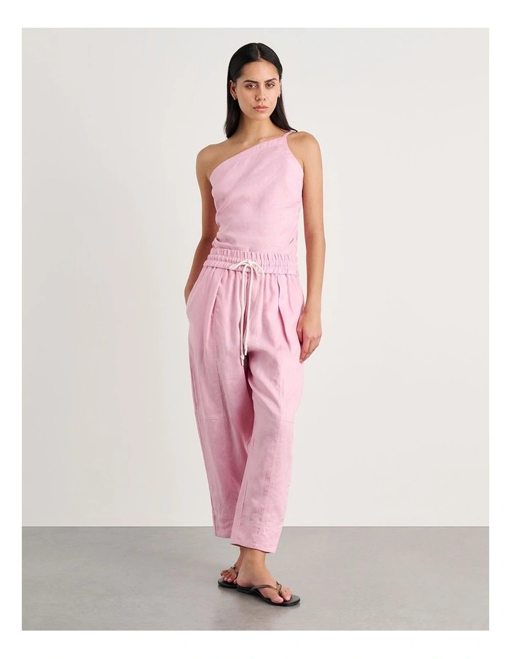 SABINE LINEN PULL ON PANT image 4