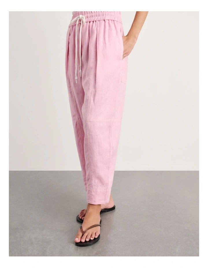 SABINE LINEN PULL ON PANT image 5