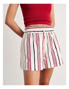 Canvas Contrast Short in Multi