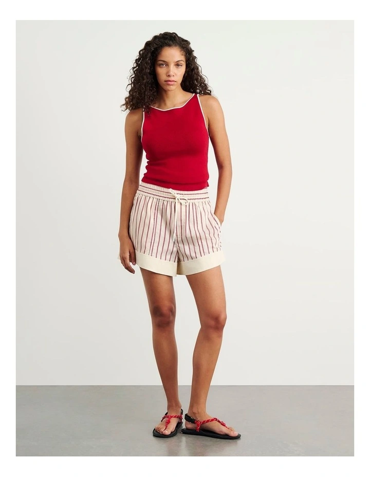 Gigi Poplin Pull On Shorts in image 2