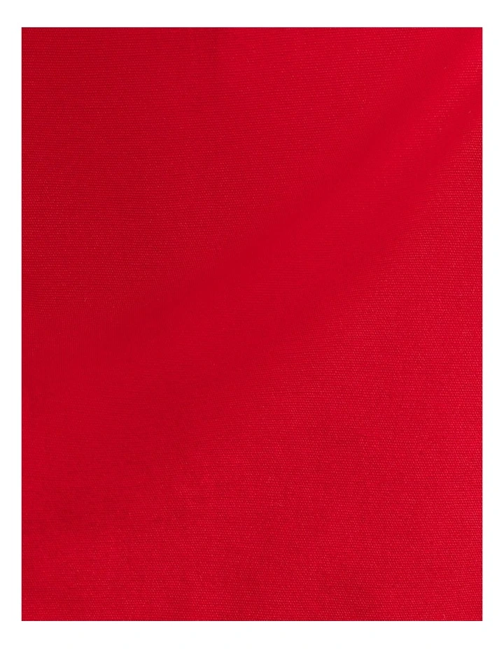 Canvas Wrap Mini Skirt in Red image 6