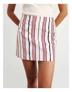 Canvas Mini Skirt