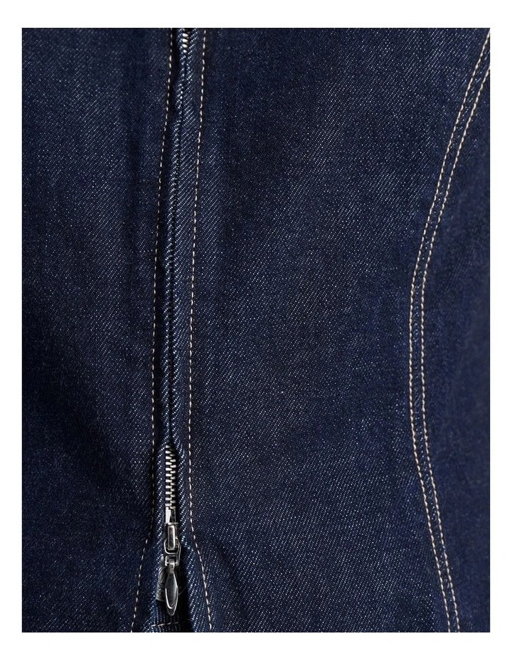 Cora Denim Bodice in Raw Wash image 6