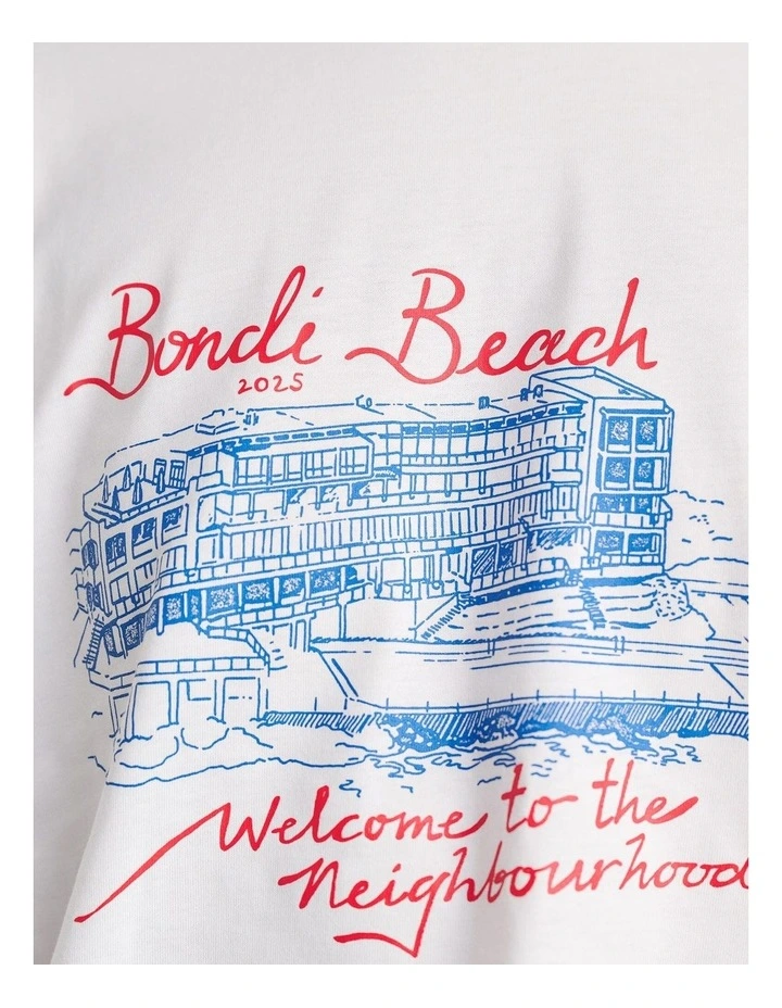 Aston Short Sleeve Tee in White image 7