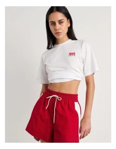 Aston Short Sleeve Tee in White