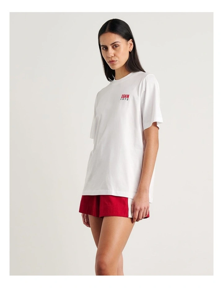 Aston Short Sleeve Tee in White image 5