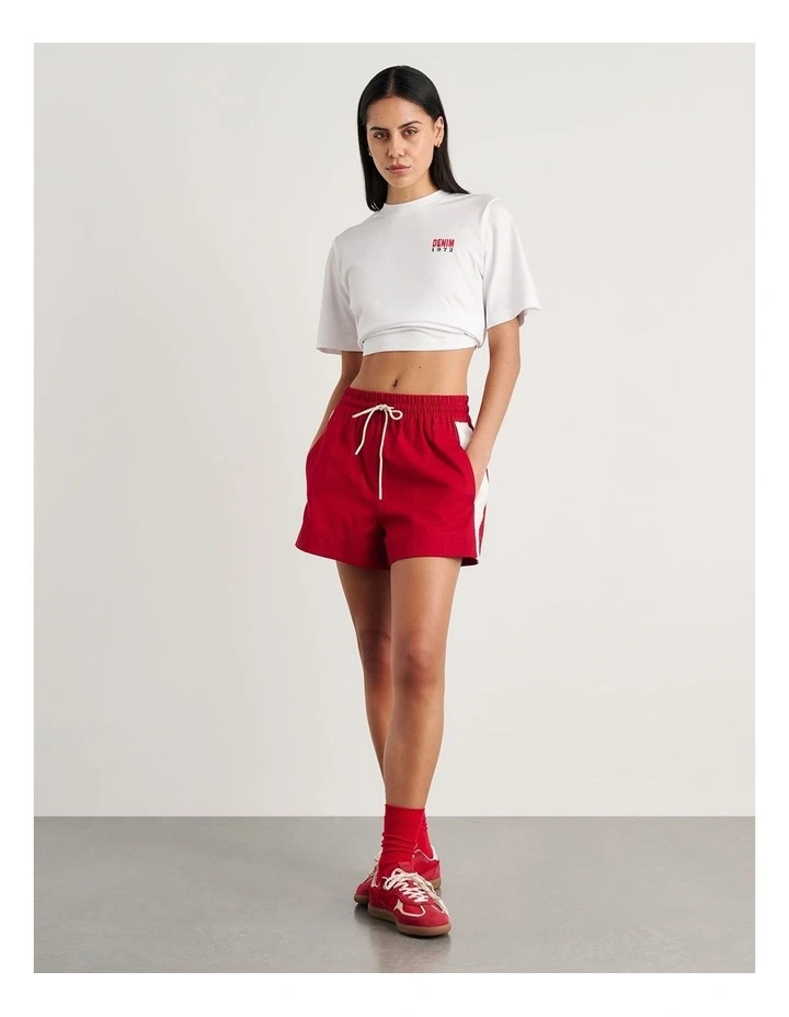 Aston Short Sleeve Tee in White image 6