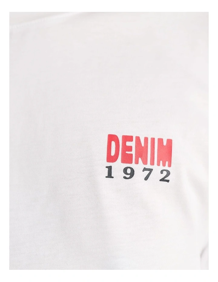 Aston Short Sleeve Tee in White image 7
