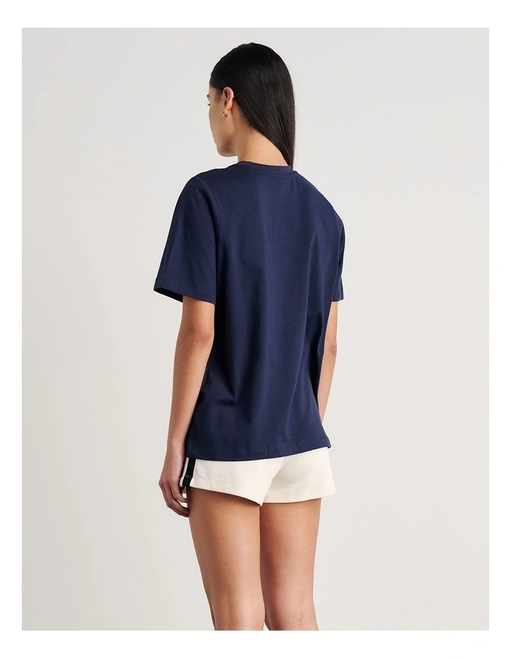 Aston Short Sleeve Tee in Blue image 2