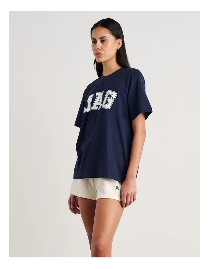 Aston Short Sleeve Tee in Blue image 3