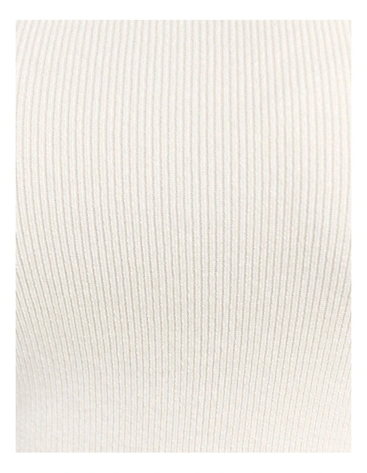 Lydia Stripe Knit Tank in White image 6