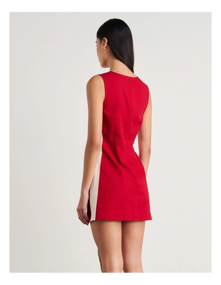 Canvas Contrast Mini Dress image 2