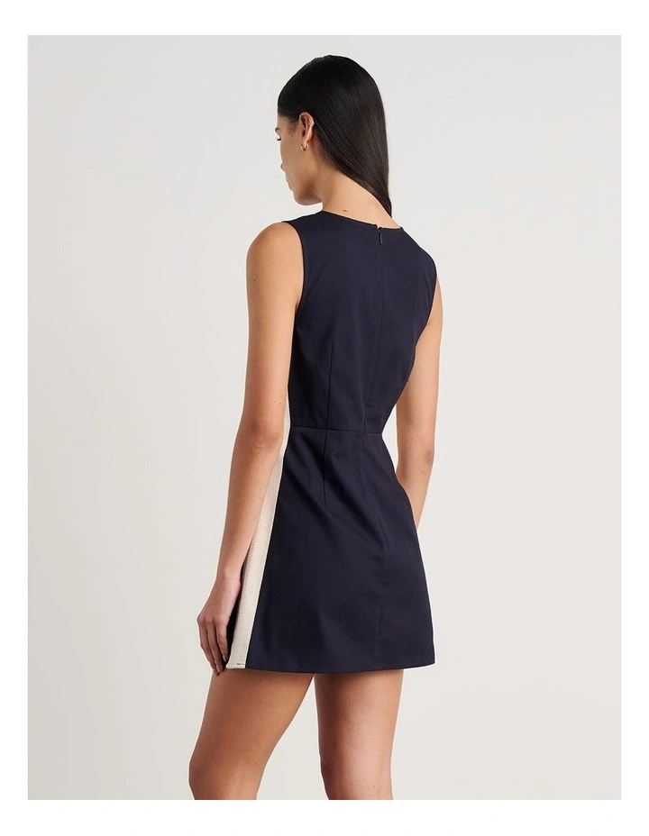 Canvas Contrast Mini Dress image 2