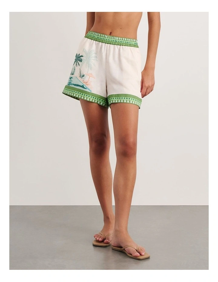 Sunlounger Elastic Shorts in Beige image 5