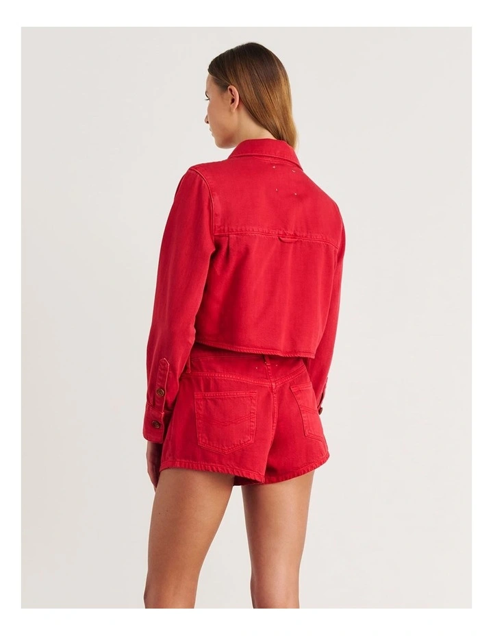 Nfw Garment Dye Crop Shirt image 2